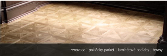 Děláme renovace, pokládky parket, dokládky, laminátové podlahy, terasy a další