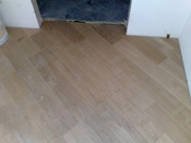 Detail pokládky bez dilatačních spár na přesno